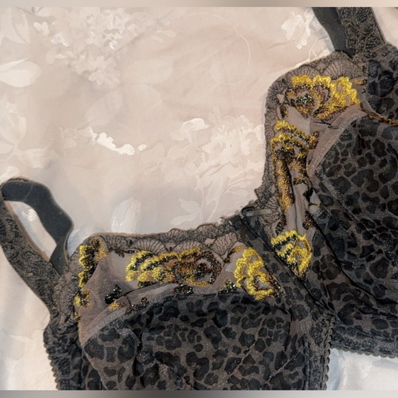 Prima Donna Palace Garden Full 4 part Cup Underwire Bra 34I metallic embroidery - Picture 13 of 15
